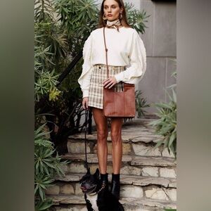 BEIS Brown Crossbody Bag